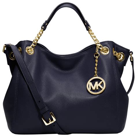 blue chain michael kors bags|navy blue Michael Kors bag.